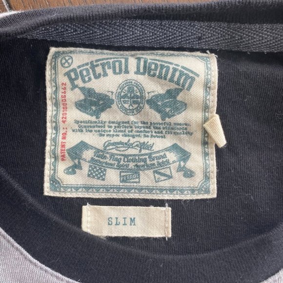 Petrol T Shirt Black and Gray - Picture 2 of 5